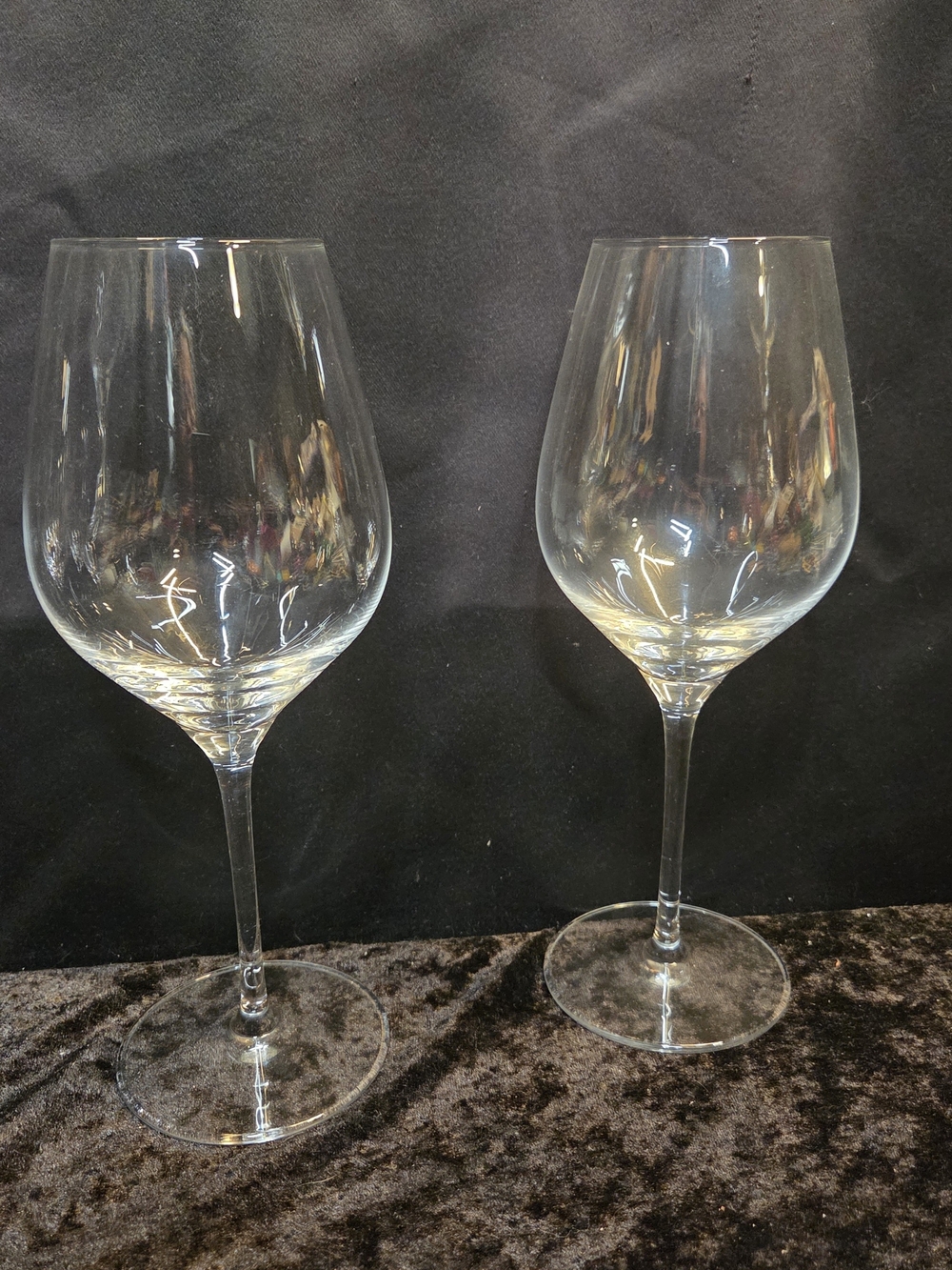 Stölzle Lausitz Bordeaux Wine Glasses Set, German Crystal, 21.75oz Capacity